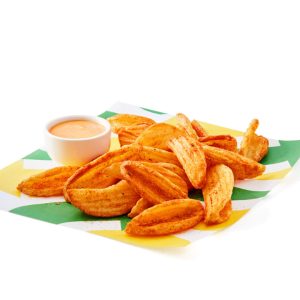 Crinkle Wedges  With Southwest Seasoning- Large