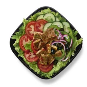 Plant Patty Salad