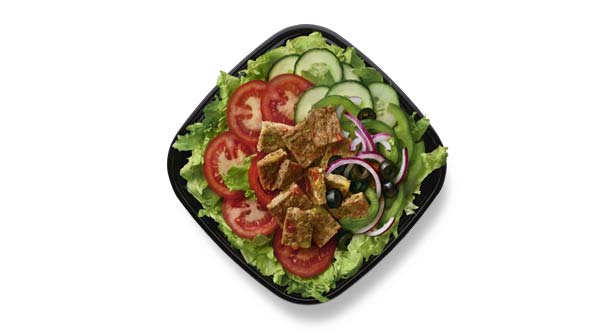 Plant Patty Salad